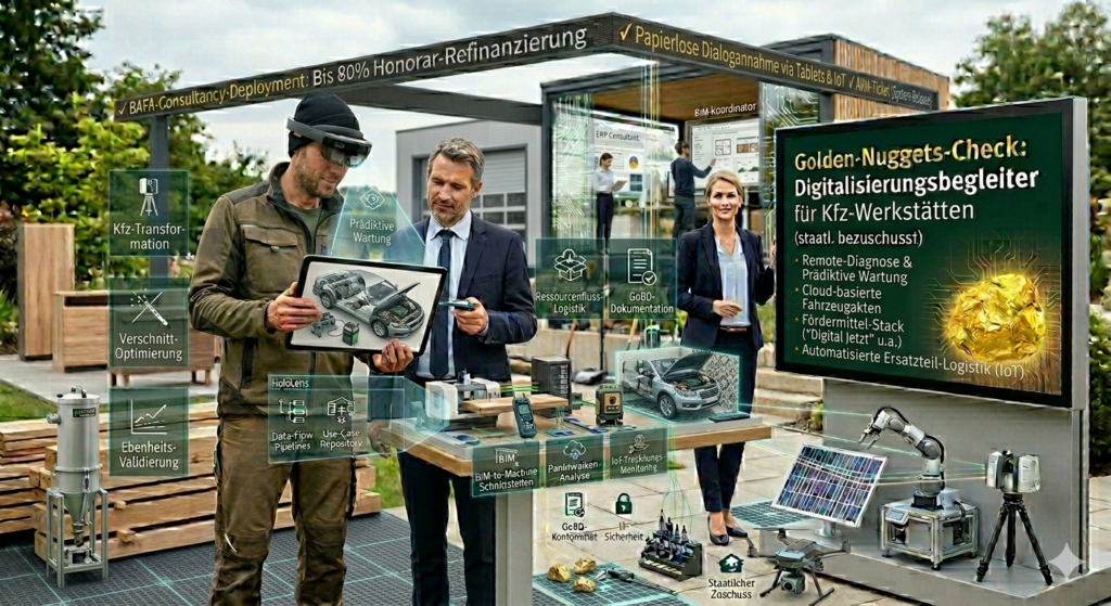 Strategisches Gründungs-Coaching für Architekten digitaler Kfz-Betriebs-Workflows zur Sicherung der Maximalförderung