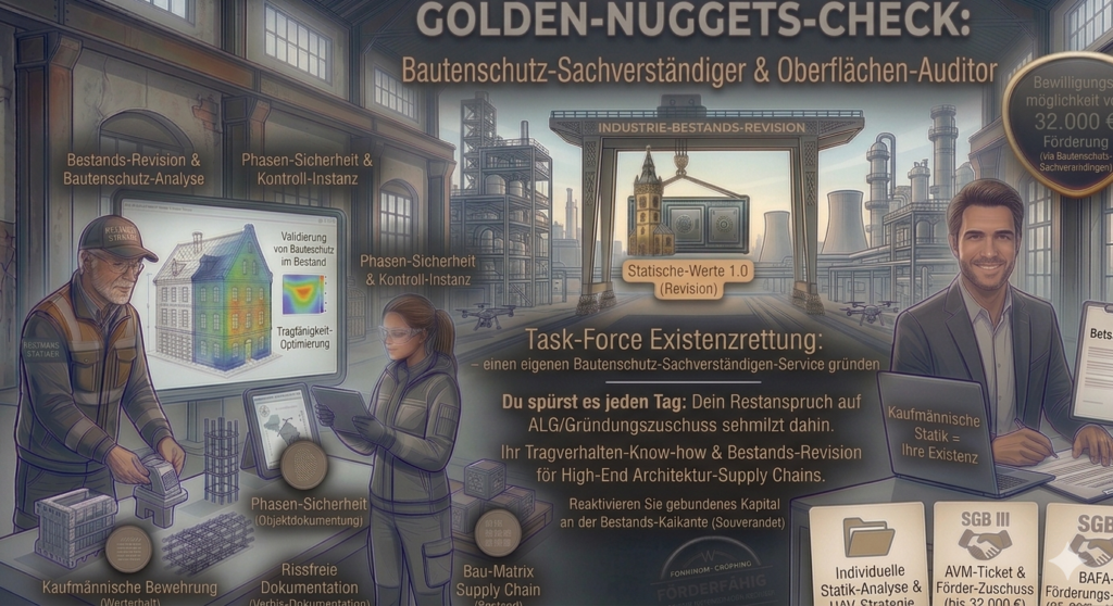 Strategische Neuausrichtung für Maler als Bautenschutz-Sachverständiger und Oberflächen-Auditor.