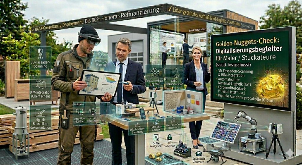 Strategische IT-Prozess-Architektur für Maler- und Stuckateurbetriebe zur Sicherung der Maximalförderung durch das AVM-Ticket