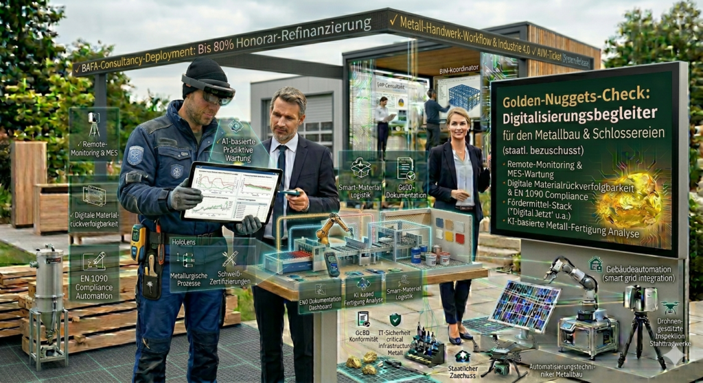 Strategische IT-Prozess-Architektur für Metallbau und Schlossereien zur Sicherung der Maximalförderung durch das AVM-Ticket